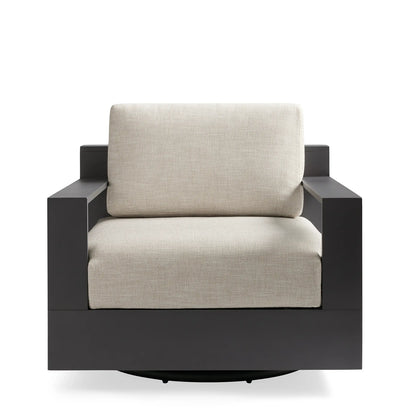 Bay Harbour Outdoor Aluminum Swivel Chair