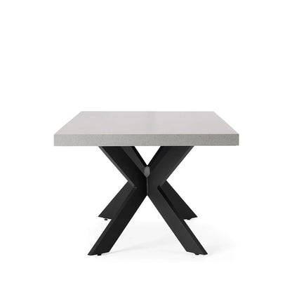 Outdoor Dining Table with Apex Base