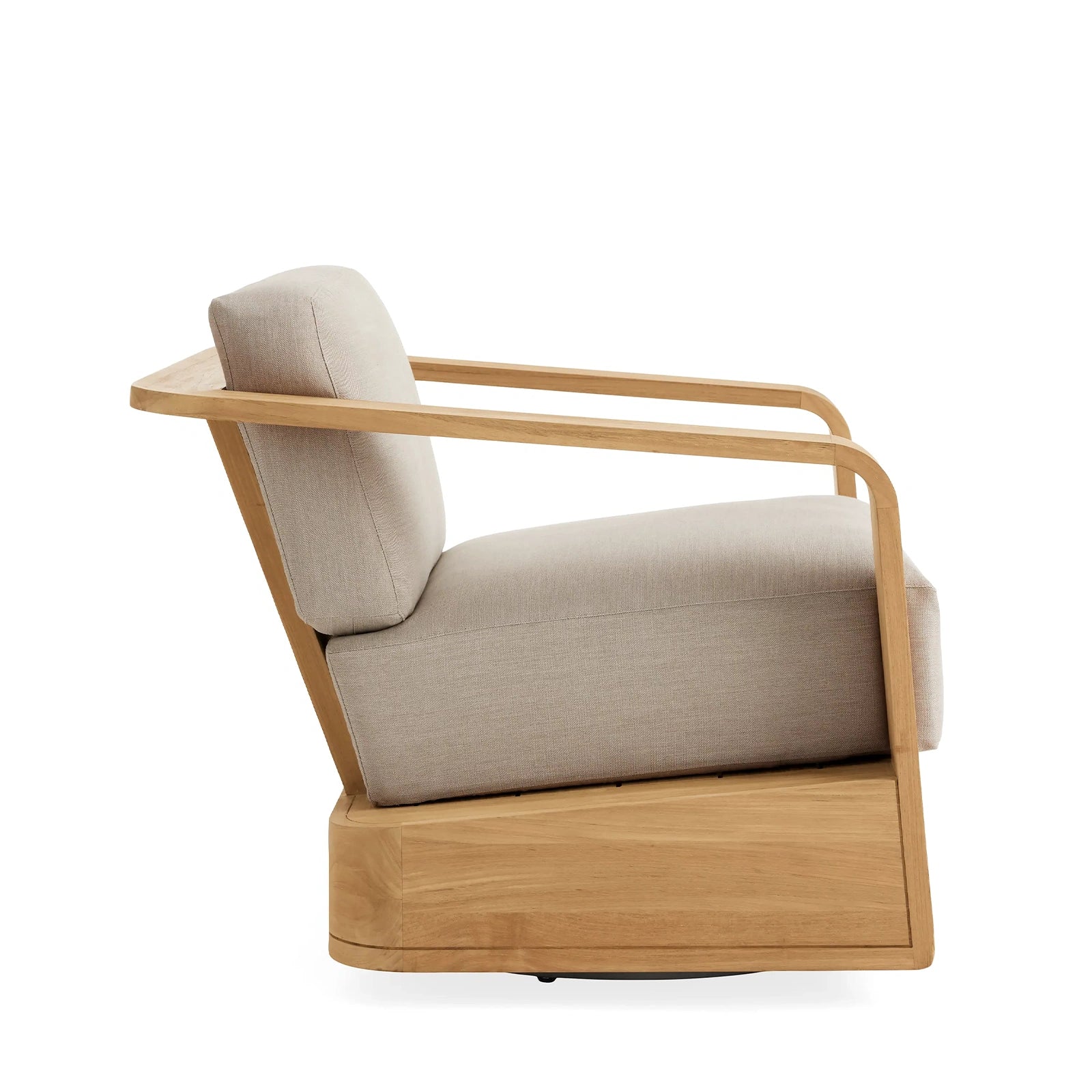 Bonoma Outdoor Teak Swivel Chair