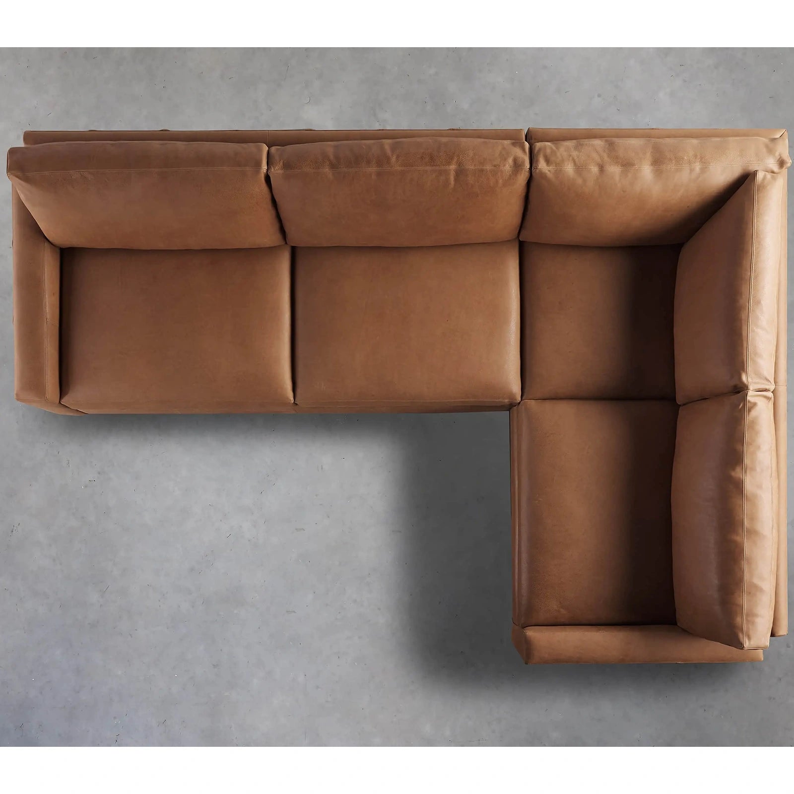 Reamington Leather Two-Piece Sectional