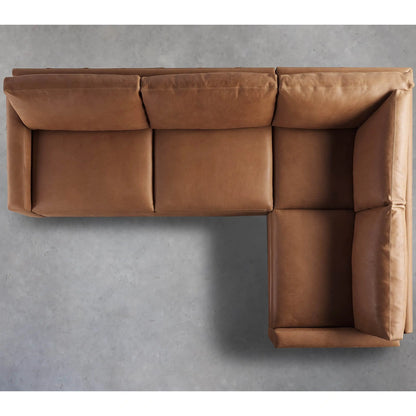 Reamington Leather Two-Piece Sectional