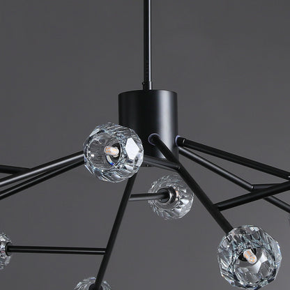 Boule Du Glass Round Chandelier