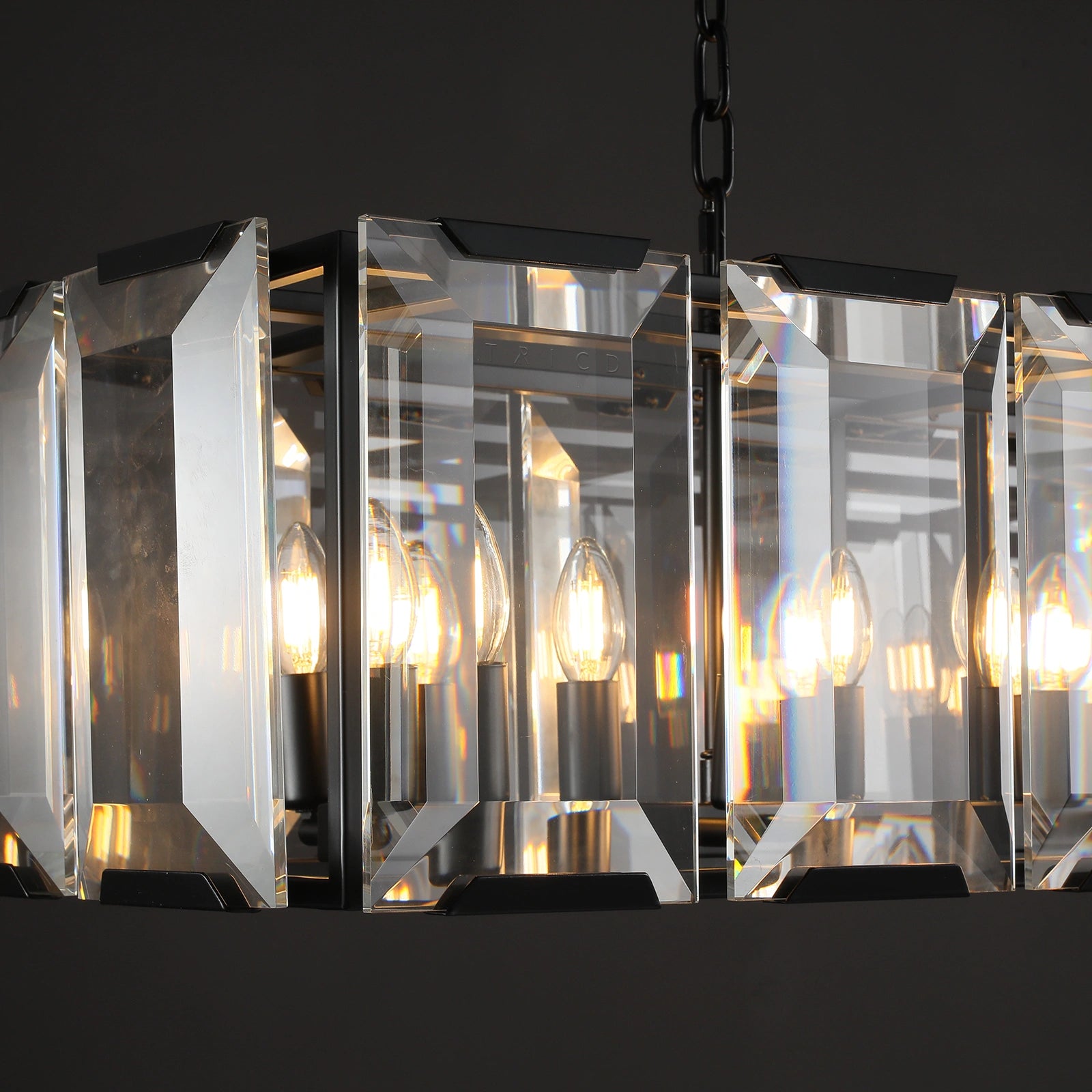 Carlow Crystal Rectangular Chandelie