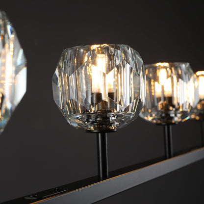 Boule Du Cristal Glass Linear Chandelier