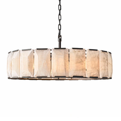 Carlow Calcite Round Chandelier
