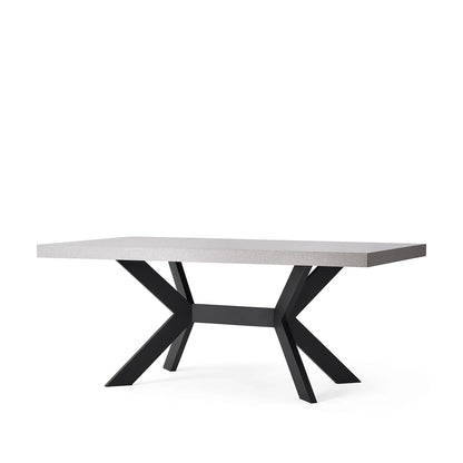 Outdoor Dining Table with Apex Base