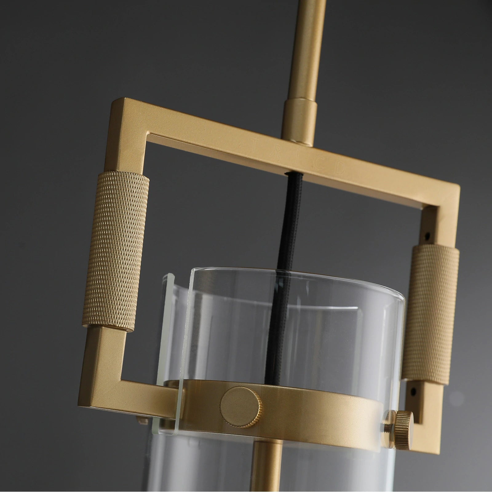 Zephyral Glass Cylinder Pendant