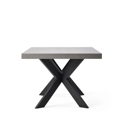 Outdoor Dining Table with Apex Base