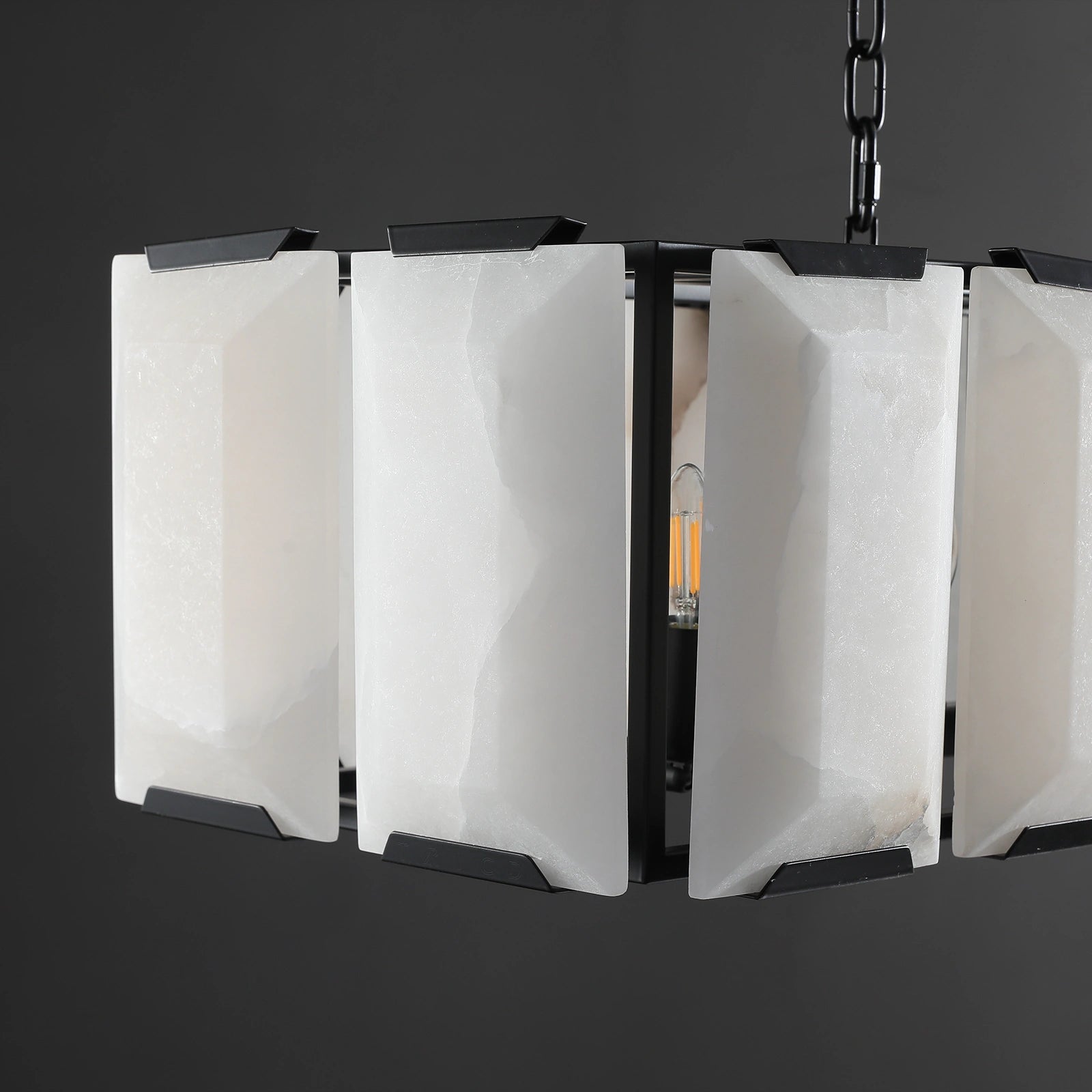Carlow Calcite Rectangular Chandelier