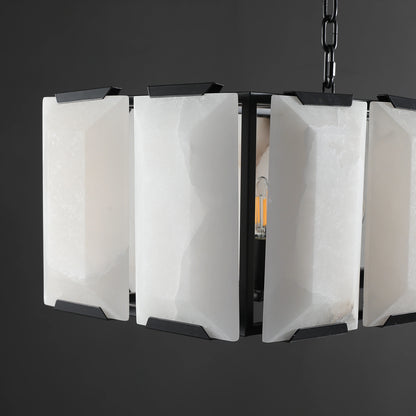 Carlow Calcite Rectangular Chandelier