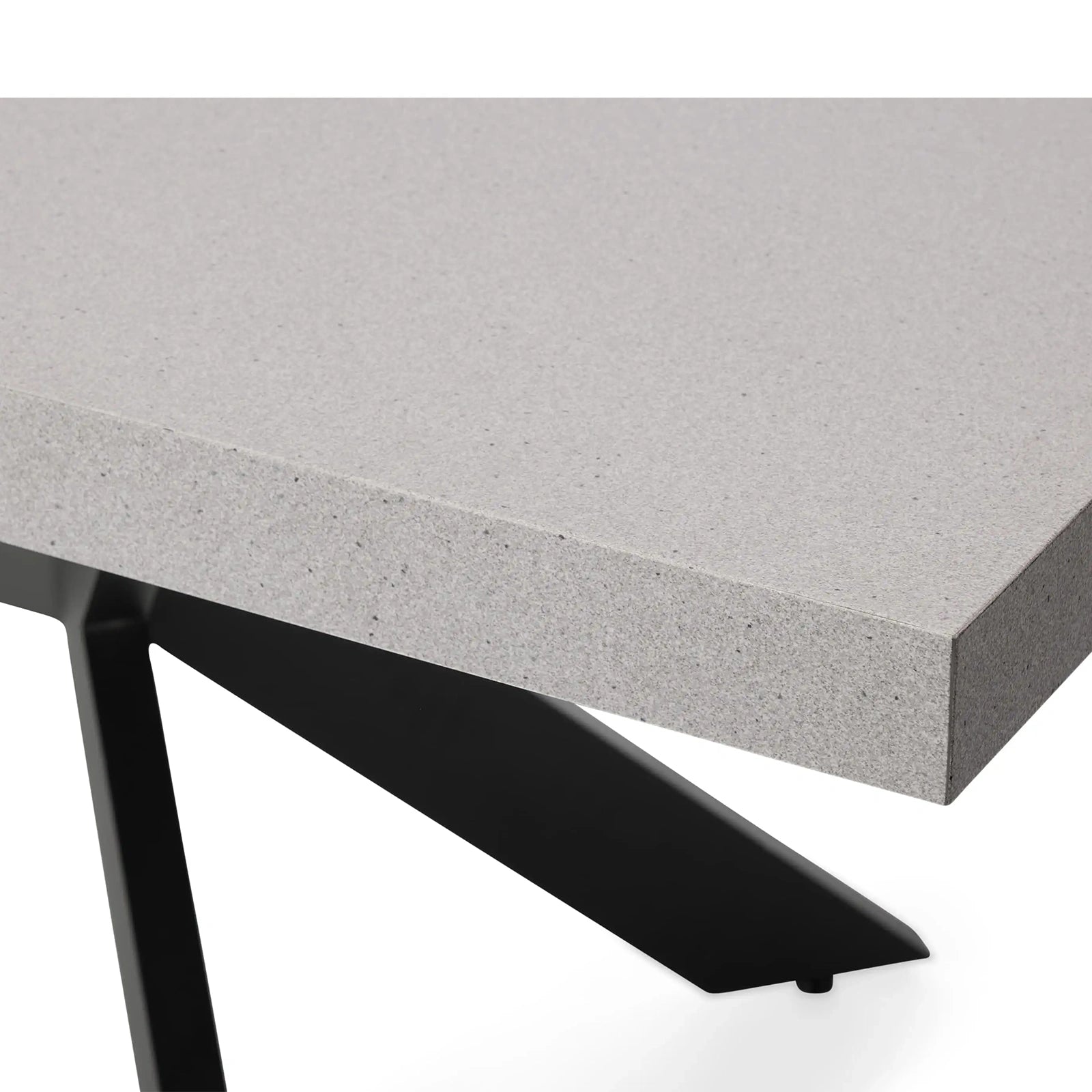 Outdoor Dining Table with Apex Base