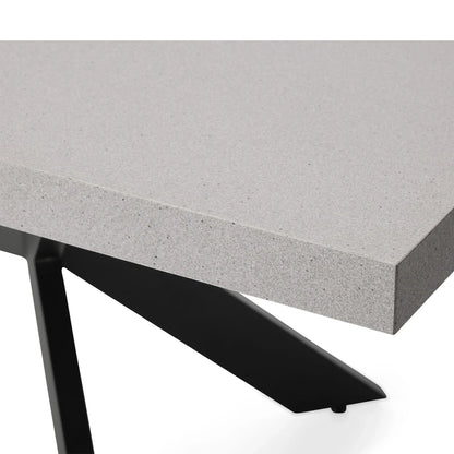 Outdoor Dining Table with Apex Base