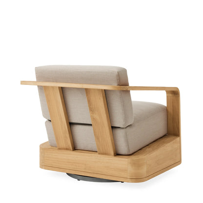 Bonoma Outdoor Teak Swivel Chair