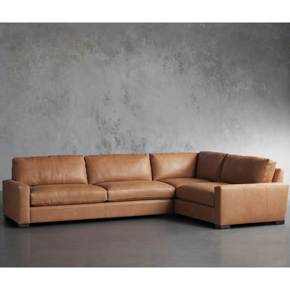 Reamington Leather Two-Piece Sectional