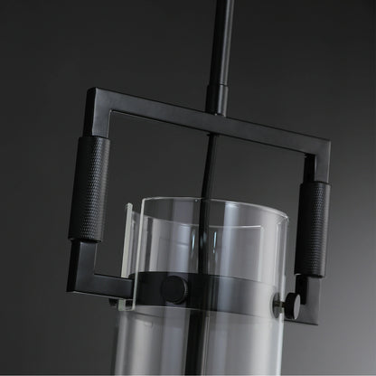 Zephyral Glass Cylinder Pendant
