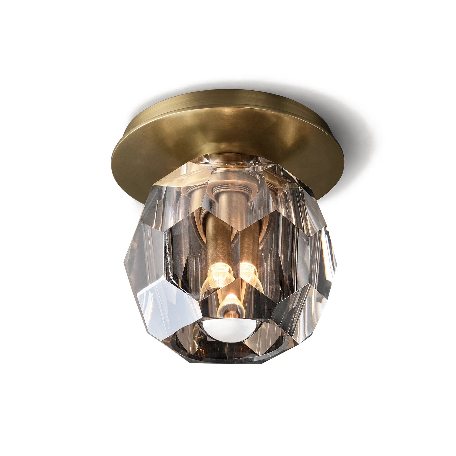 Boule Du Cristal Glass Petite Flushmount