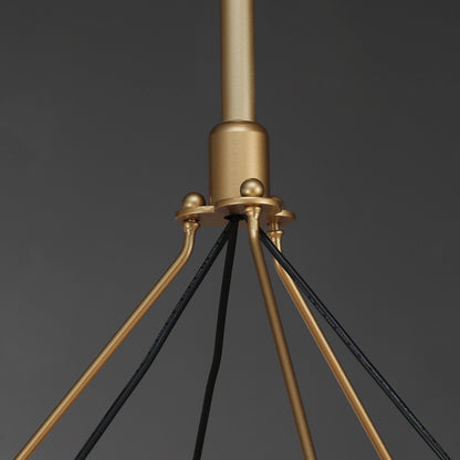 Camilio Vintage Candelabra Round Chandelier
