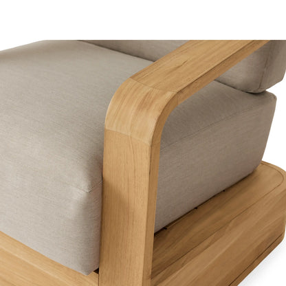 Bonoma Outdoor Teak Swivel Chair