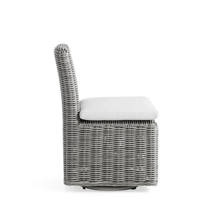 Montaul Outdoor Swivel Dining Side Chair