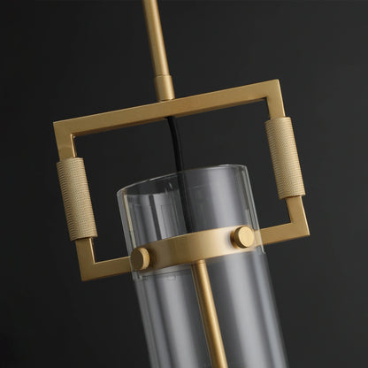 Zephyral Glass Cylinder Pendant