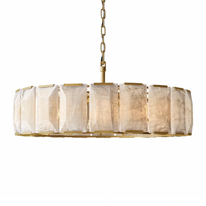 Carlow Calcite Round Chandelier
