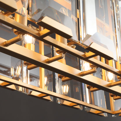 Carlow Crystal Rectangular Chandelie