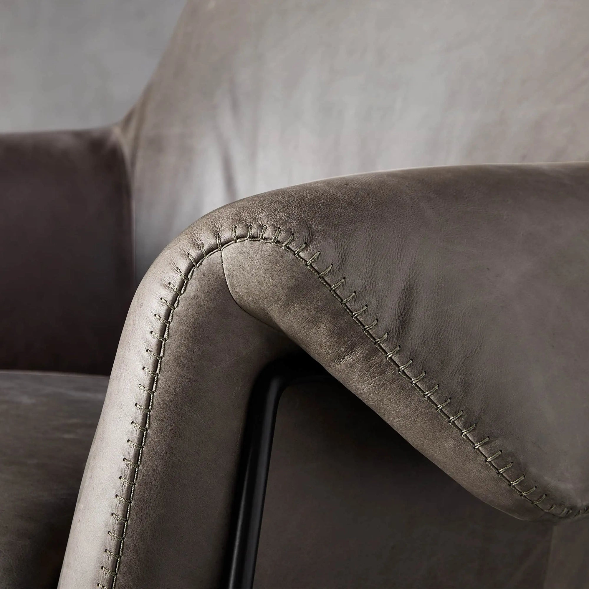 Angles Leather Chair