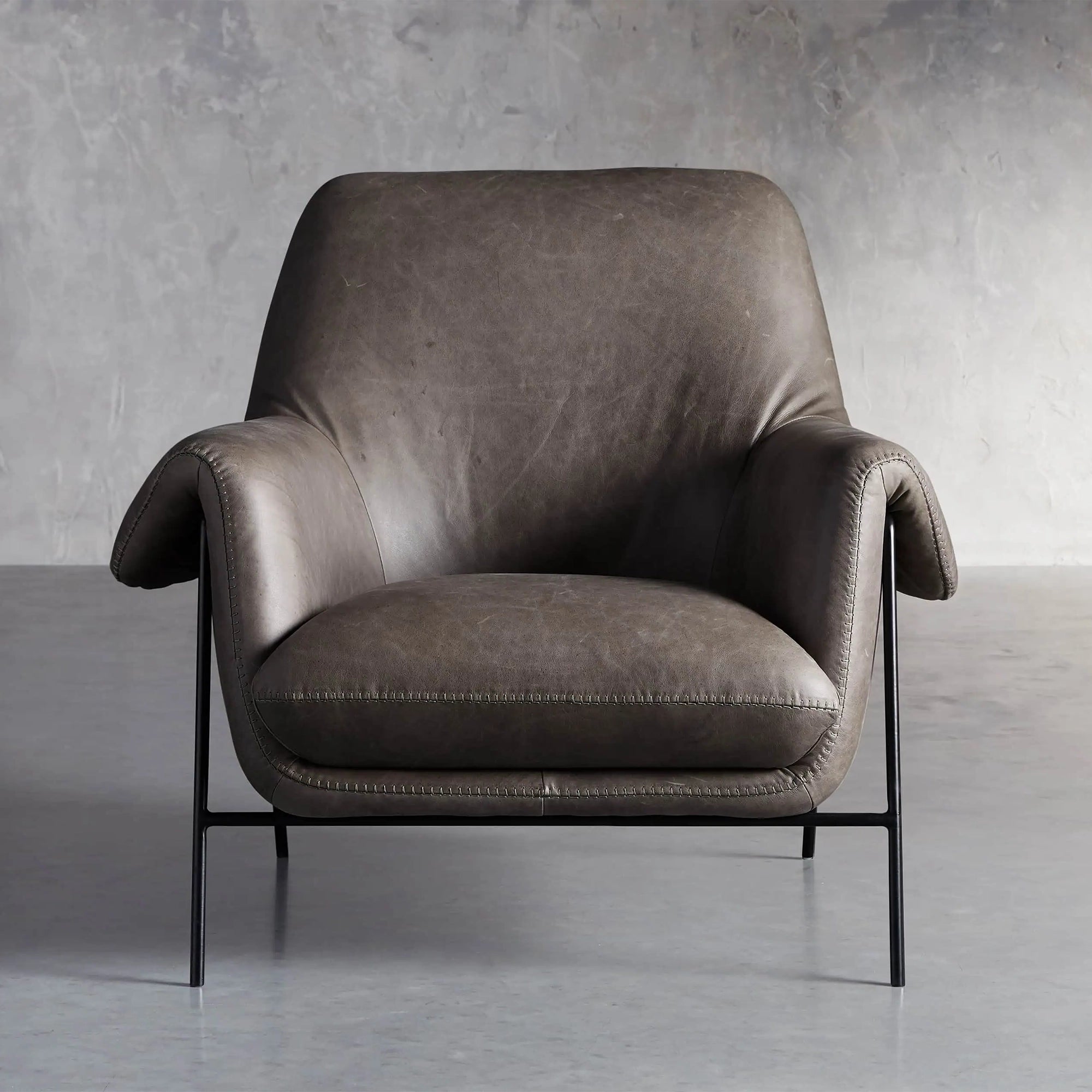 Angles Leather Chair