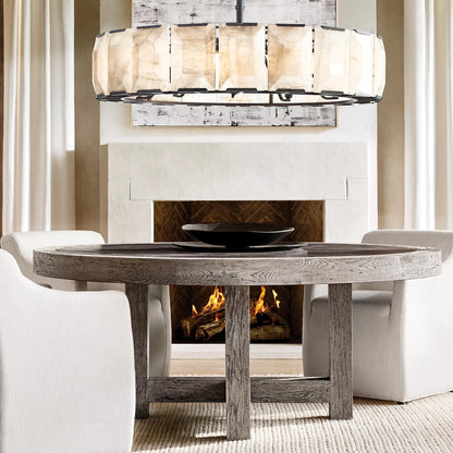 Carlow Calcite Round Chandelier