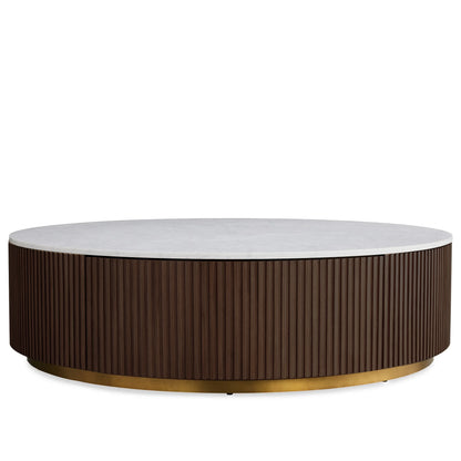 Finnley Round Storage Coffee Table
