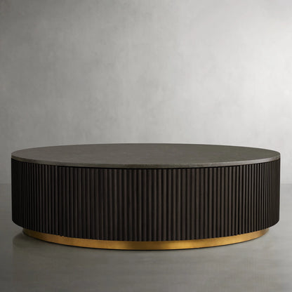 Finnley Round Storage Coffee Table