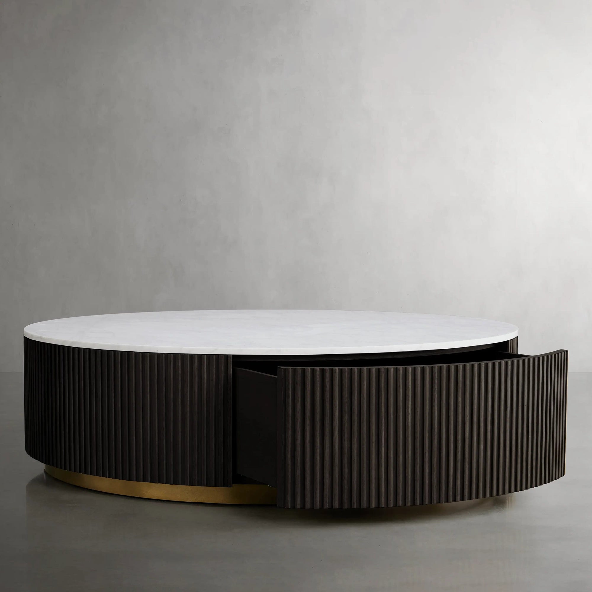 Finnley Round Storage Coffee Table