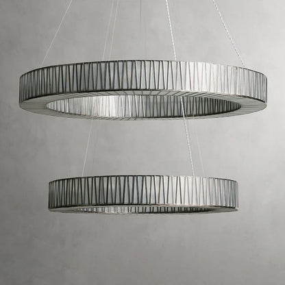 Jet 2-Tier Round Chandelier