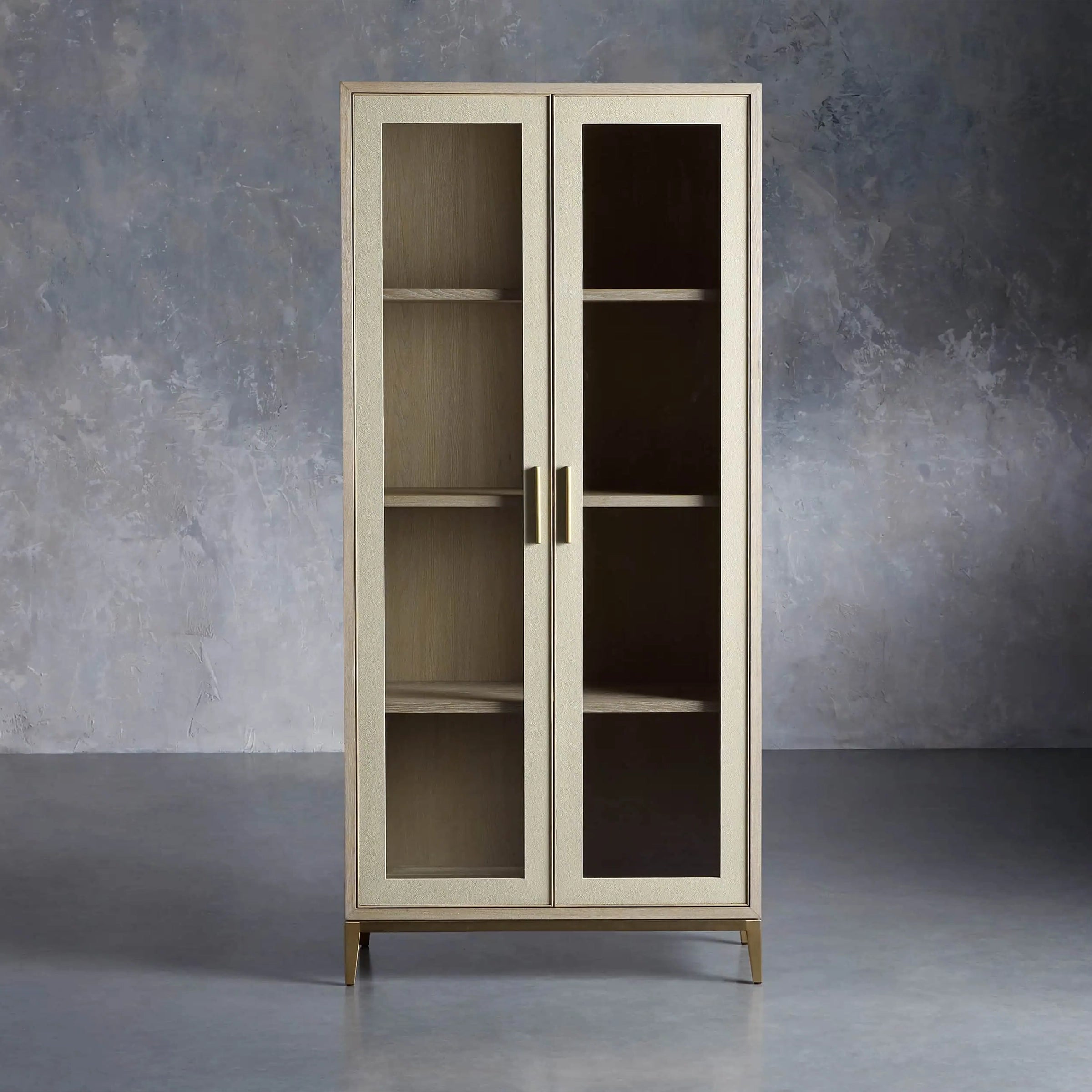 Malone Cabinet with Glass Doors