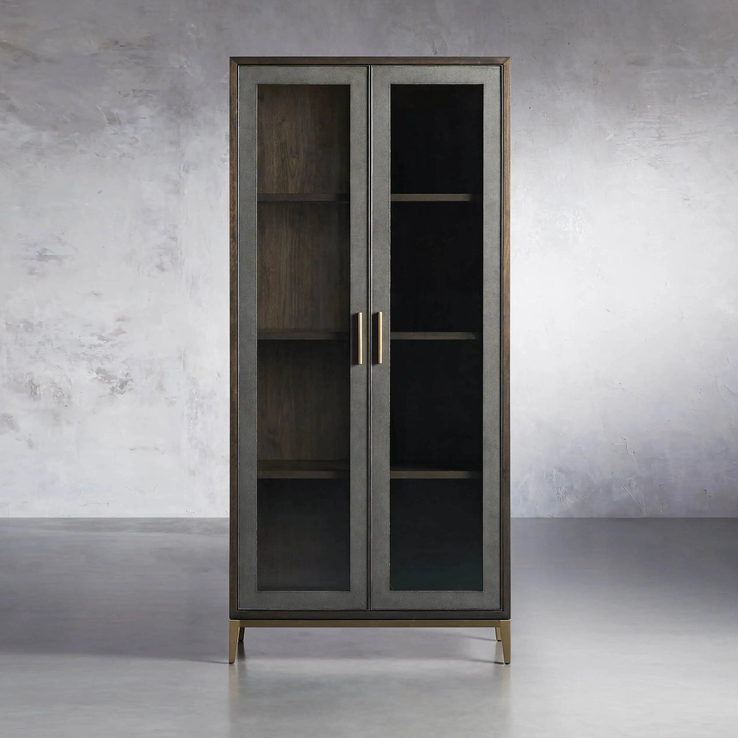 Malone Cabinet with Glass Doors