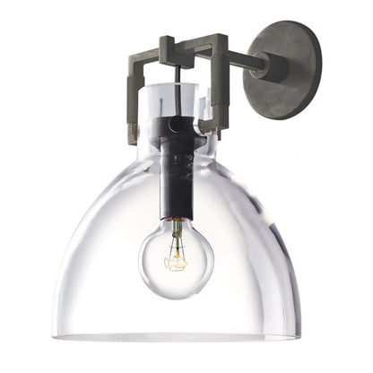 Zephyral Glass Cloche Sconce