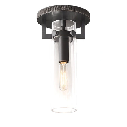 Zephyral Glass Cylinder Flushmount