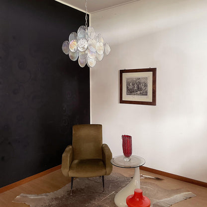 Vintage Murano 19.7″ Glass Chandelier