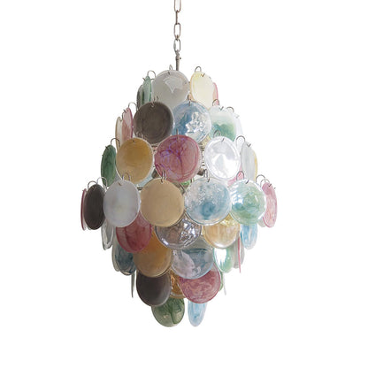 Vintage Murano Disks Chandelier