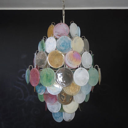 Vintage Murano Disks Chandelier