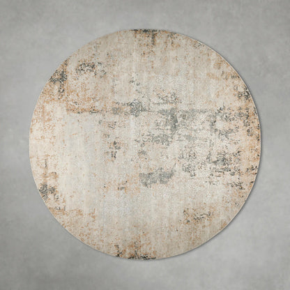 Zealand Hand-Knotted Round Rug