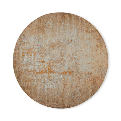 Zealand Hand-Knotted Round Rug