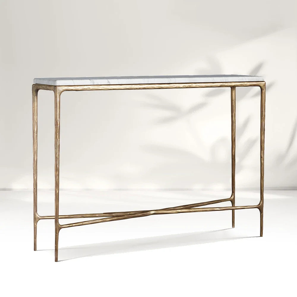 Giacometti Marble Square Console Table