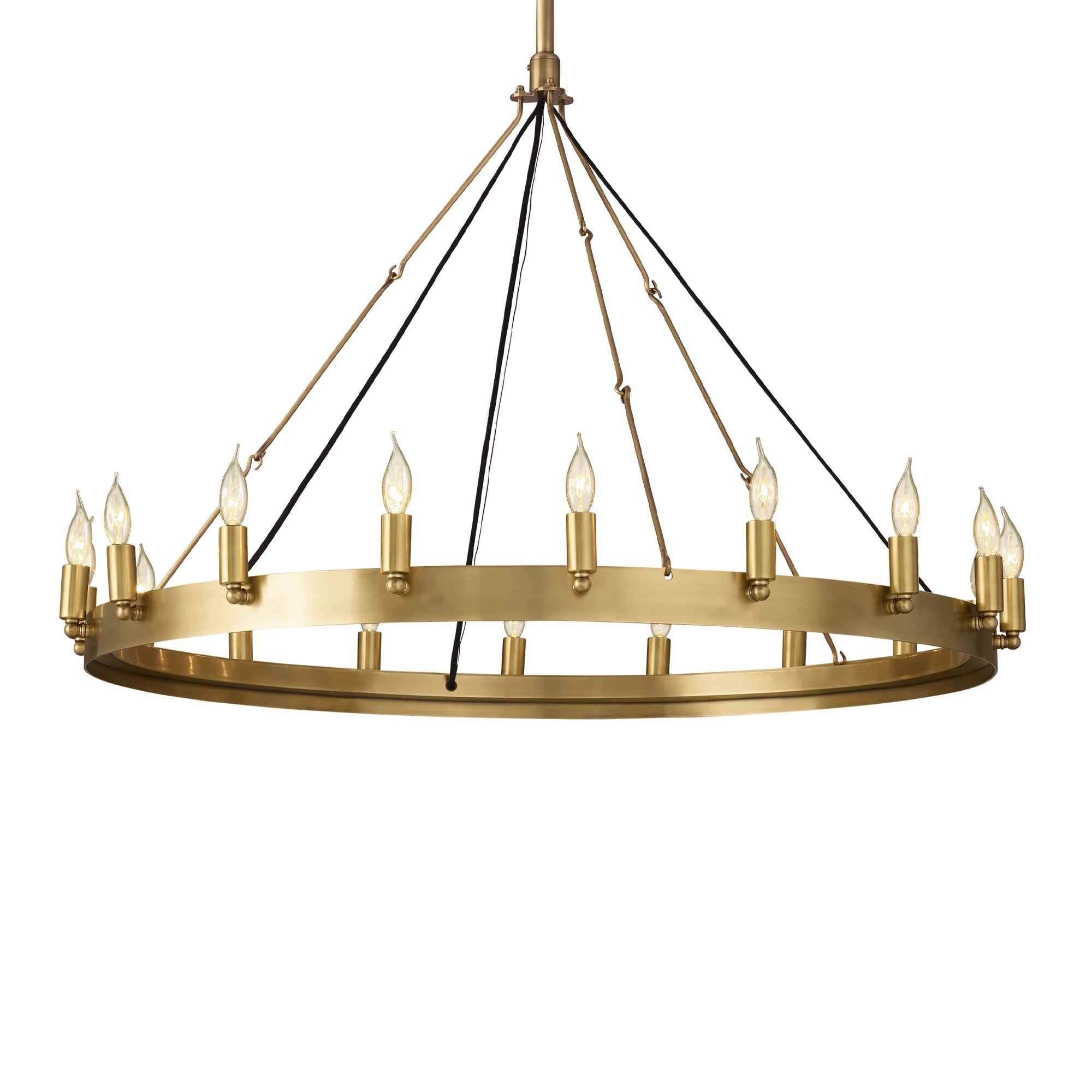 Camilio Vintage Candelabra Round Chandelier