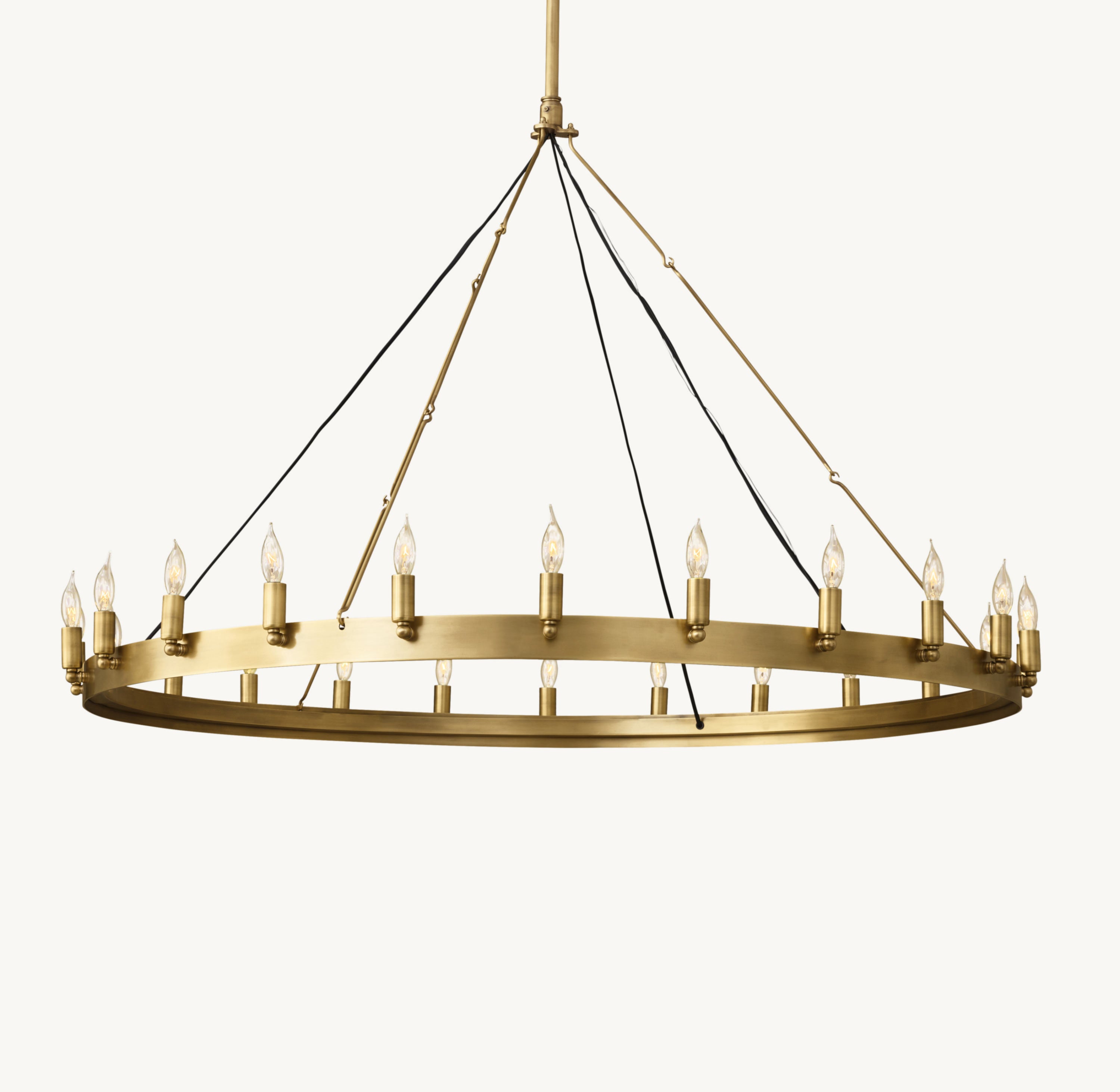 Camilio Vintage Candelabra Round Chandelier