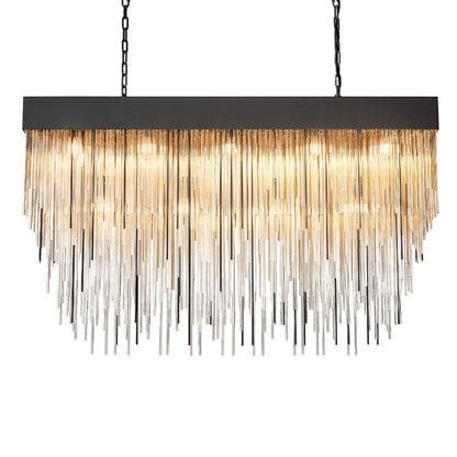 Cascadx Rectangular Chandelier 54"