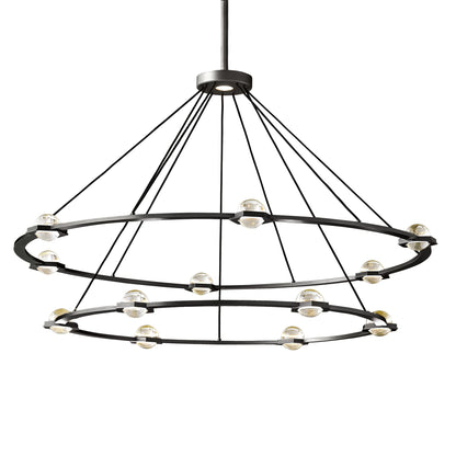 Éclatano 2-Tier Round Chandelier