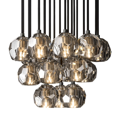 Boule Du Cristal Glass Round Cluster Chandelier